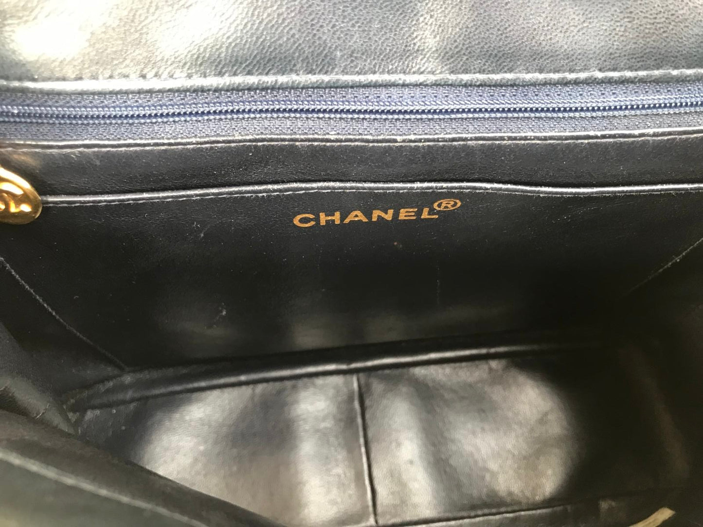 Chanel Navy Tote