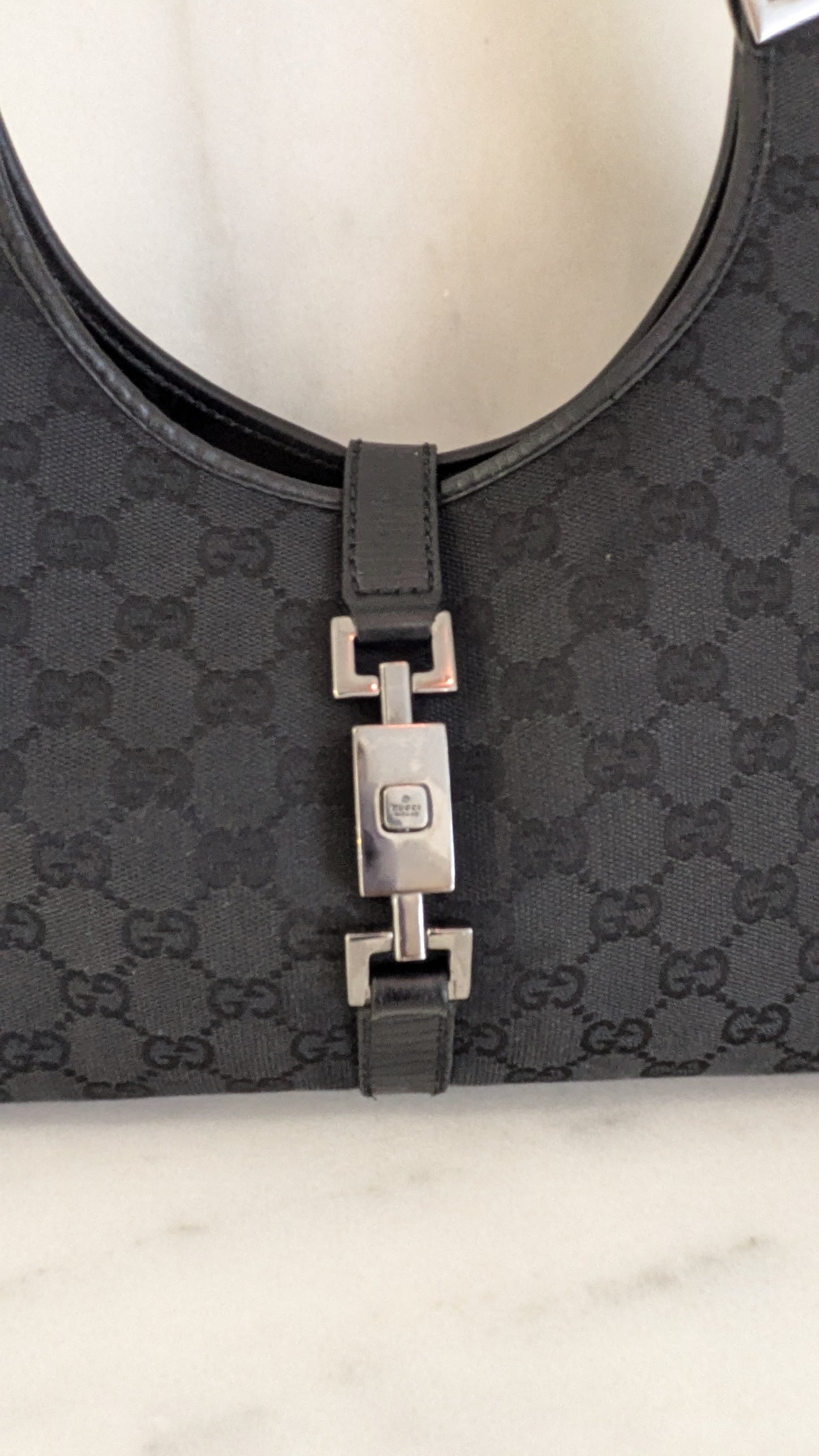 Gucci Jackie Bardot Canvas