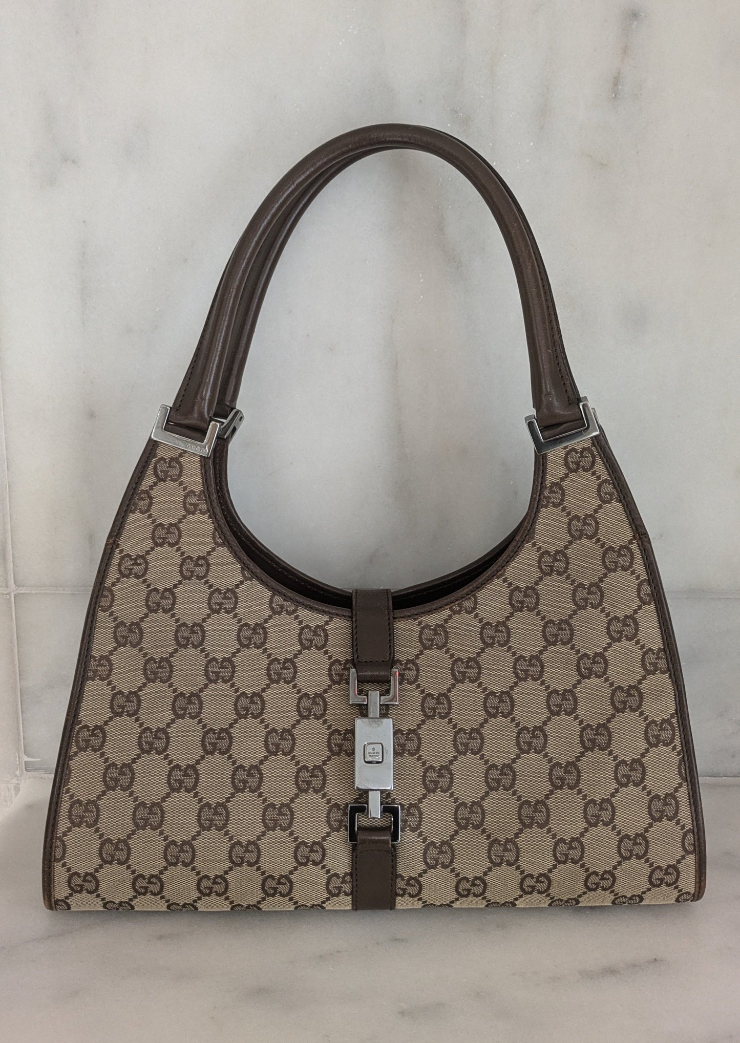 Gucci Jackie Bardot Monogram