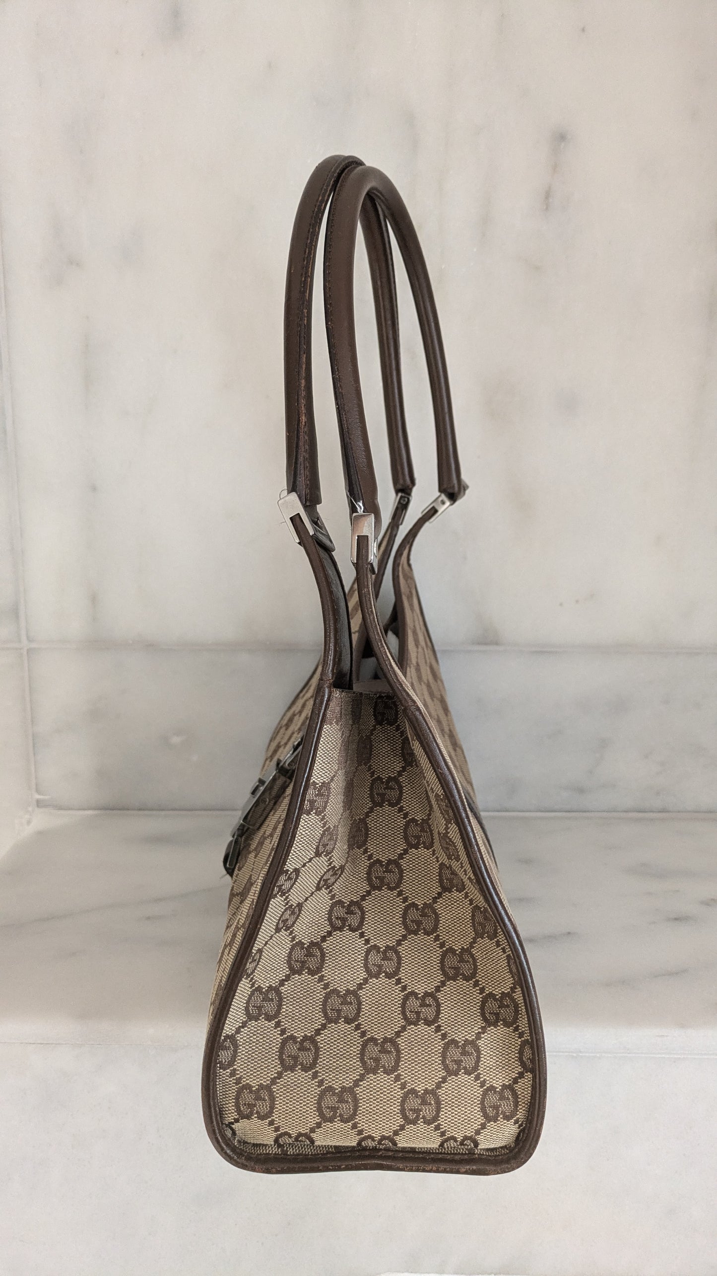 Gucci Jackie Bardot Monogram