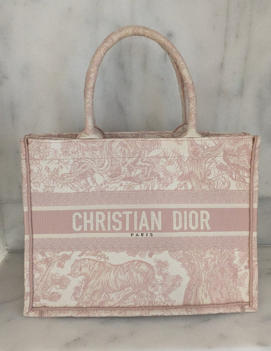 Dior book tote bag