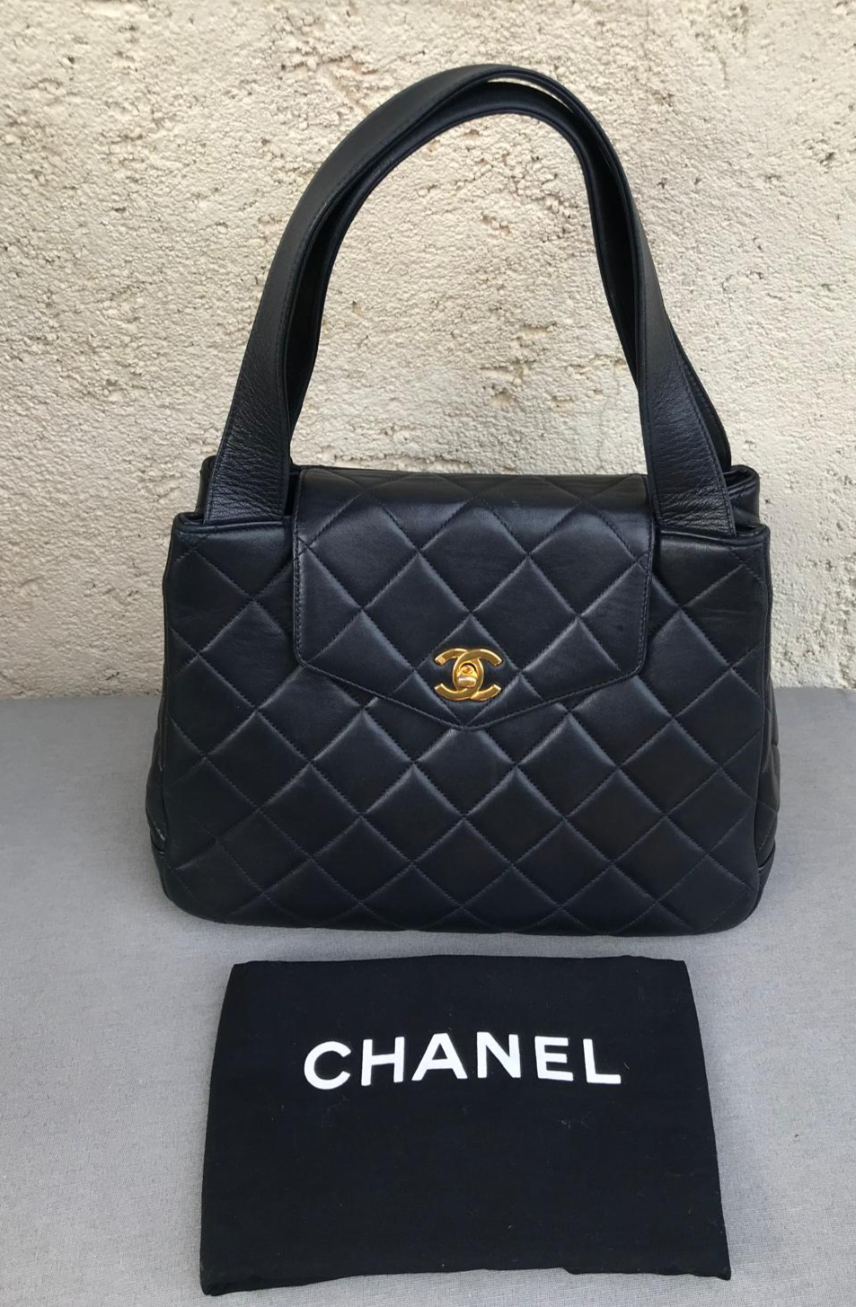 Chanel Navy Tote